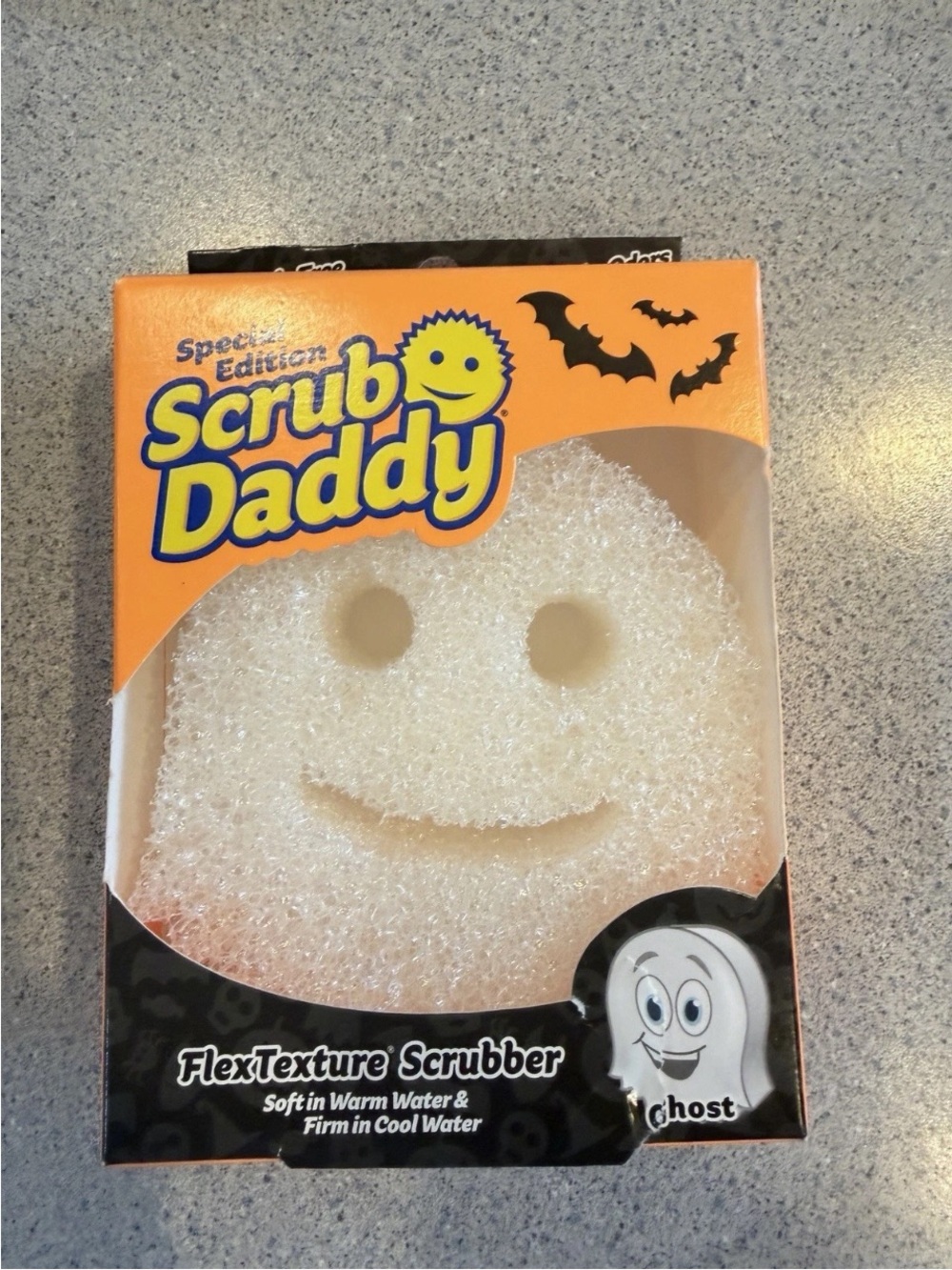 Scrub Daddy Special Edition FlexTexture Scrubber Halloween Fall White Ghost New